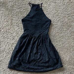 Abercrombie & Fitch Navy Lace Mini Dress